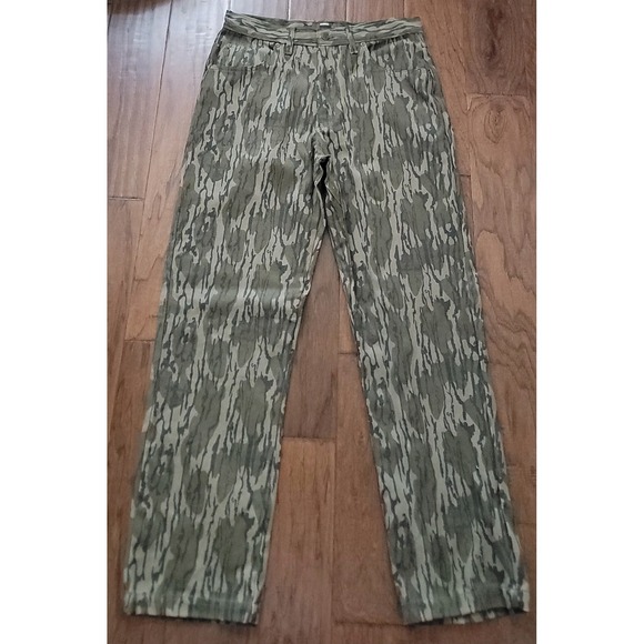 Gamekeeper Harvester Men's L‎ Mossy Oak Camo Canvas Hunting Pants Sz 33x32